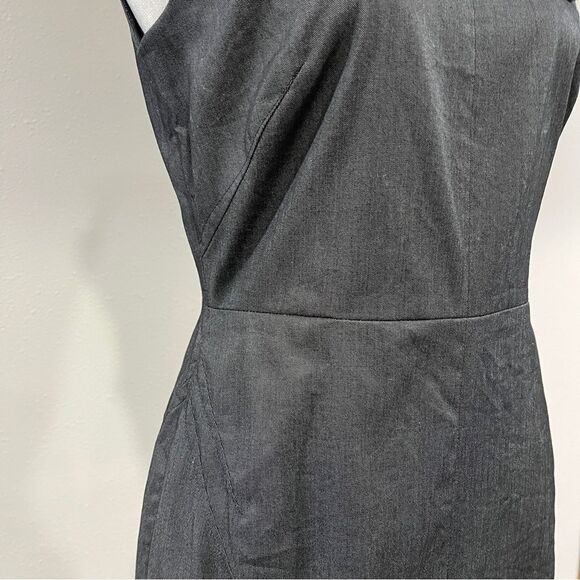 Banana Republic charcoal color fitted Sleeveless Dress size 6 - Picture 5 of 15